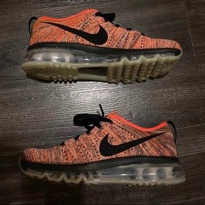 Nike Flyknit Airmax, 6.5, used, orange